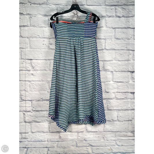 Dress Casual Midi By Maeve In Blue & Pink, Size: S
