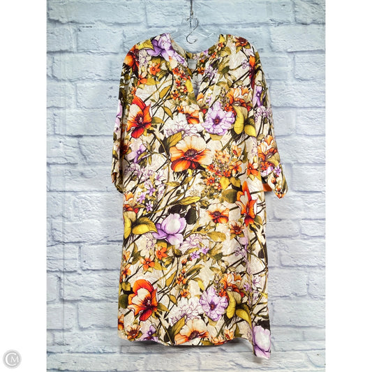 Dress Casual Short By Chicos In Floral Print, Size: L