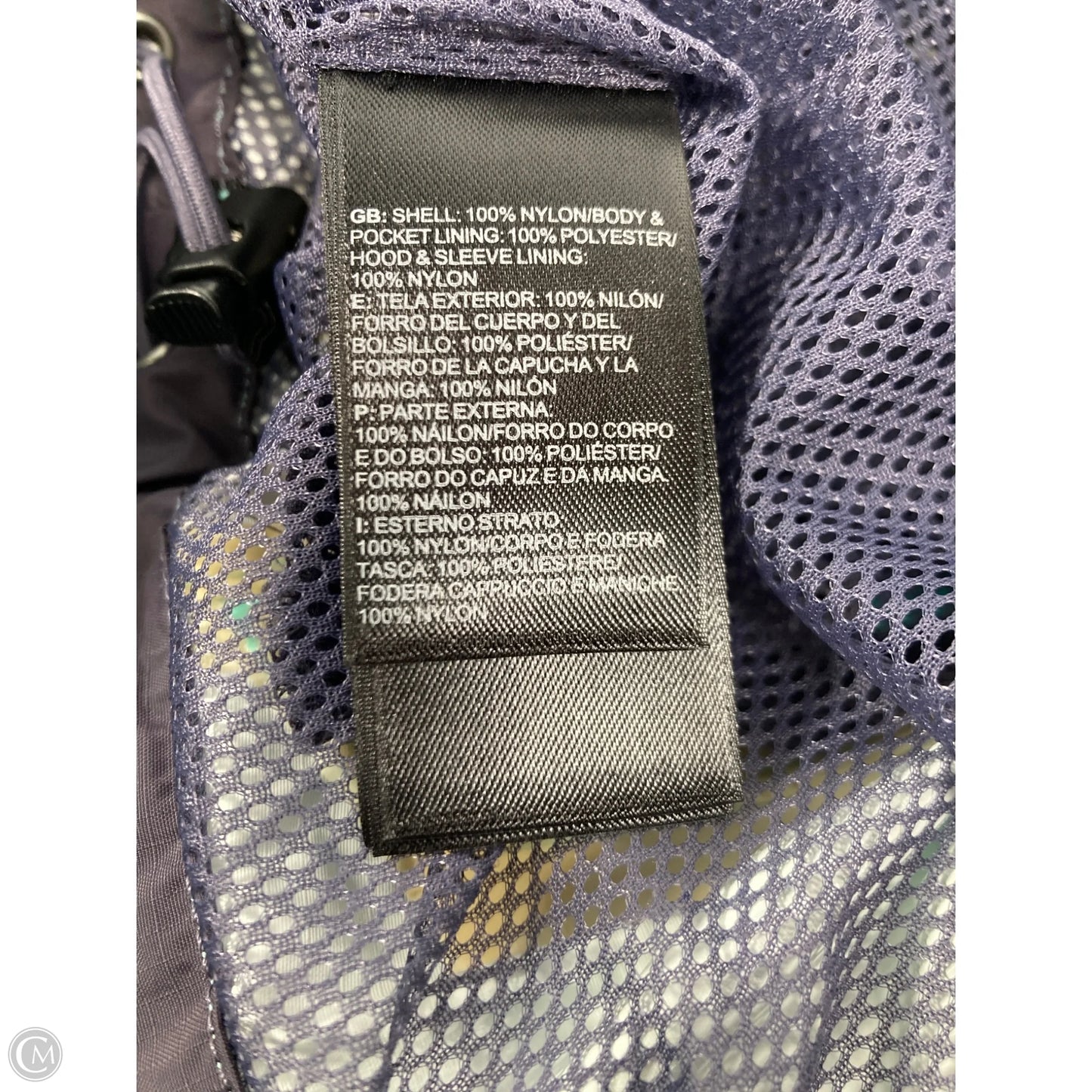 Jacket Windbreaker By The North Face In Blue, Size: S
