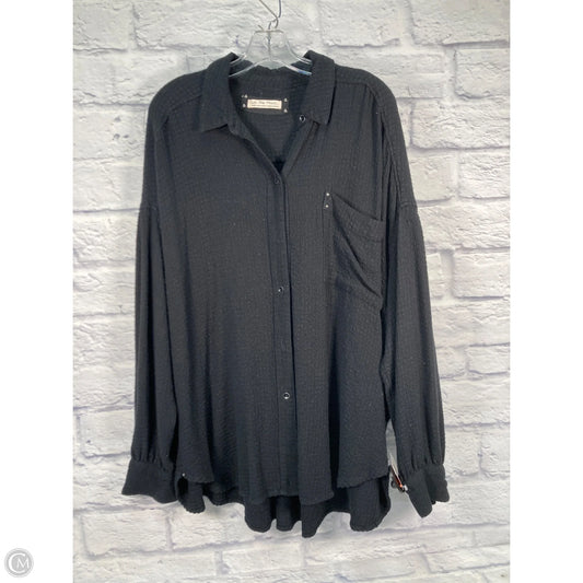Tunic Long Sleeve By We The Free In Black, Size: L