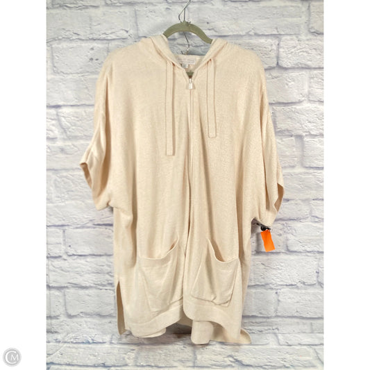 Sweatshirt Hoodie By Barefoot Dreams In Cream, Size: Xl