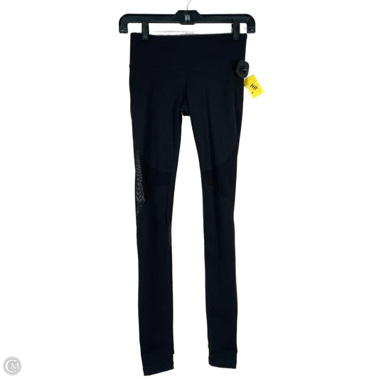 Athletic Leggings By Alo In Black, Size: Xxs