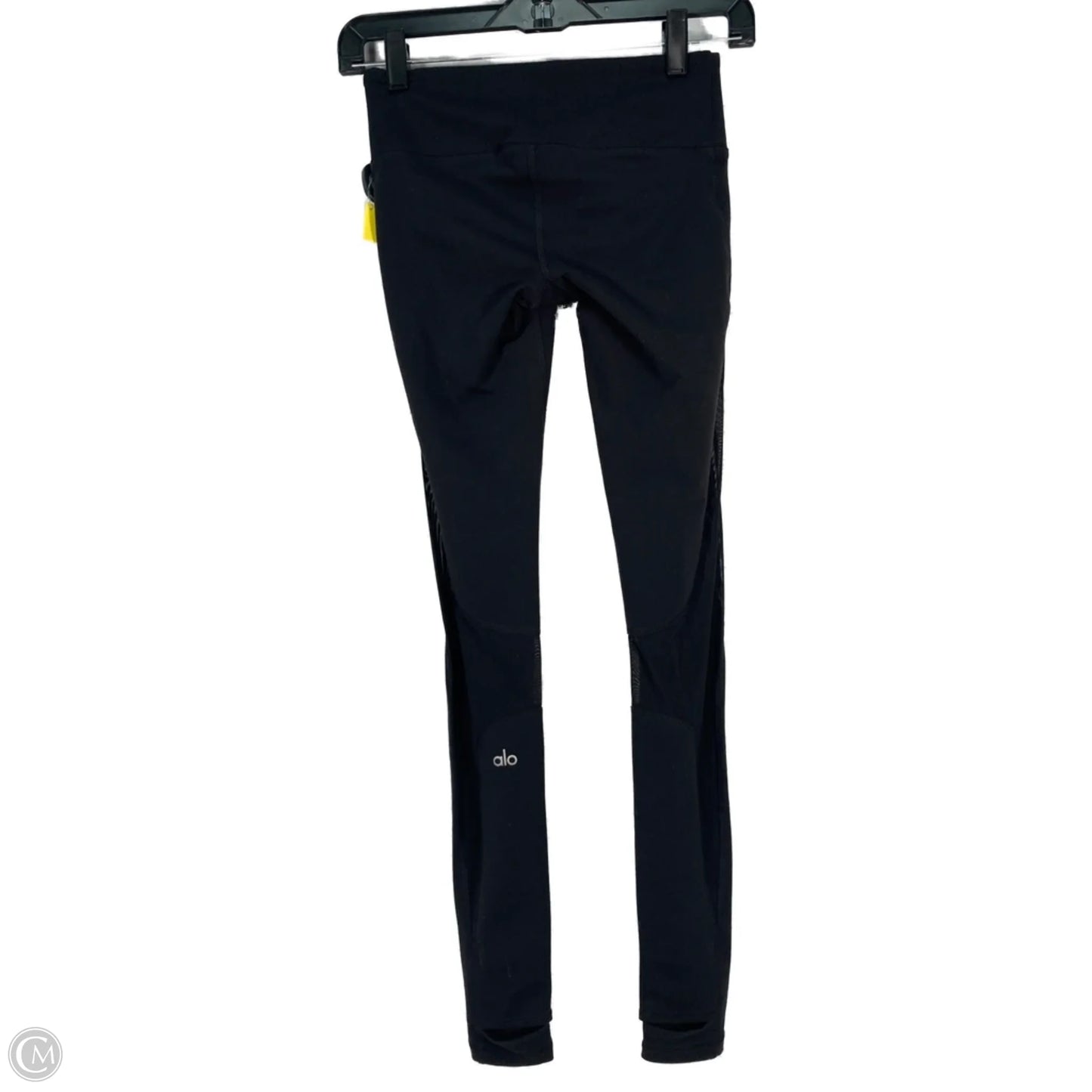 Athletic Leggings By Alo In Black, Size: Xxs