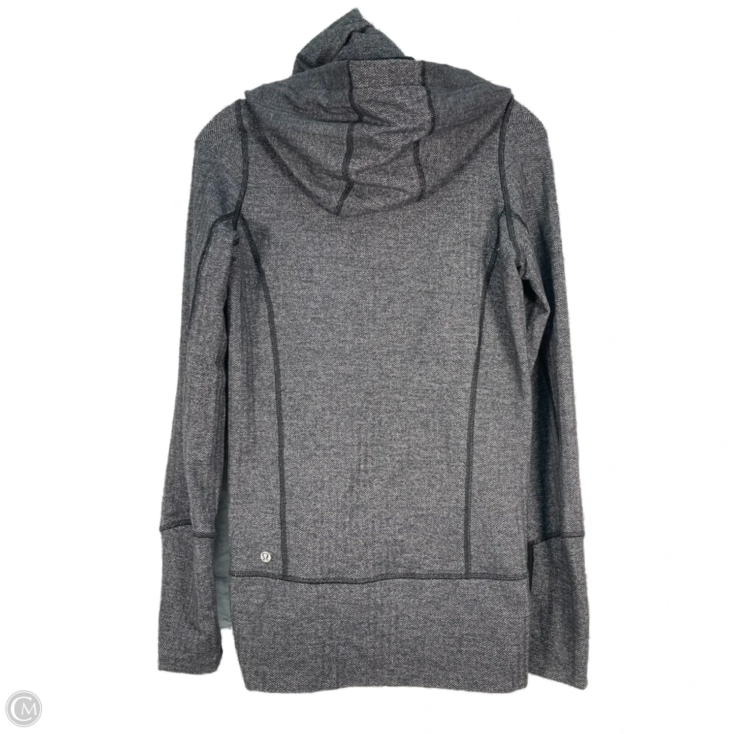 Athletic Jacket By Lululemon In Grey, Size: S