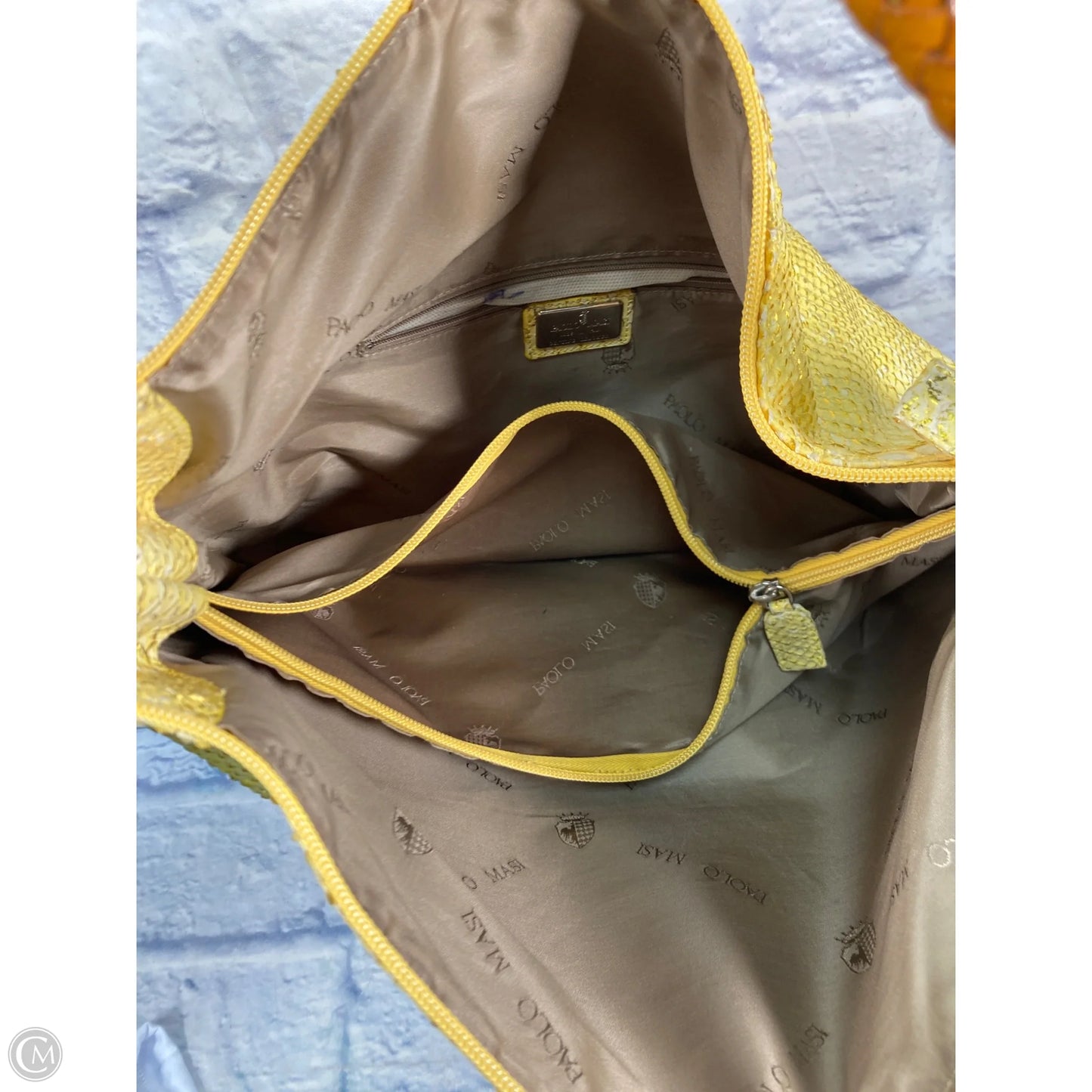 Handbag Leather By Clothes Mentor, Size: Large