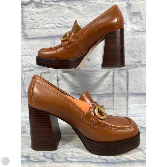Shoes Heels Block By Marc Fisher In Brown, Size: 5
