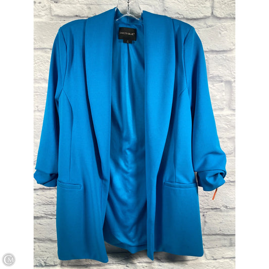 Blazer By Clothes Mentor In Blue, Size: S