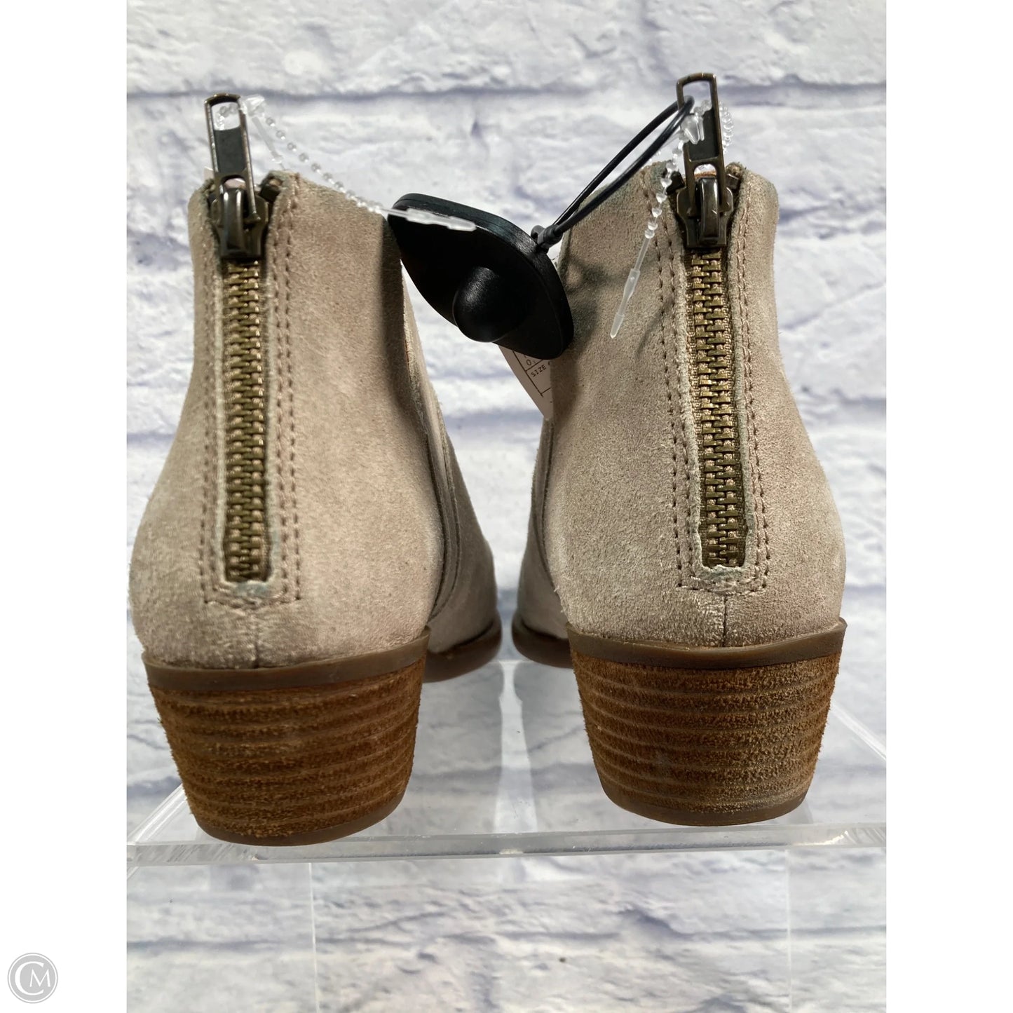 Boots Ankle Heels By Born In Tan, Size: 8