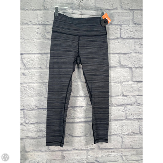 Athletic Leggings Capris By Lululemon In Grey, Size: M