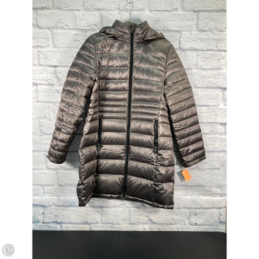 Coat Puffer & Quilted By Andrew Marc In Silver, Size: L