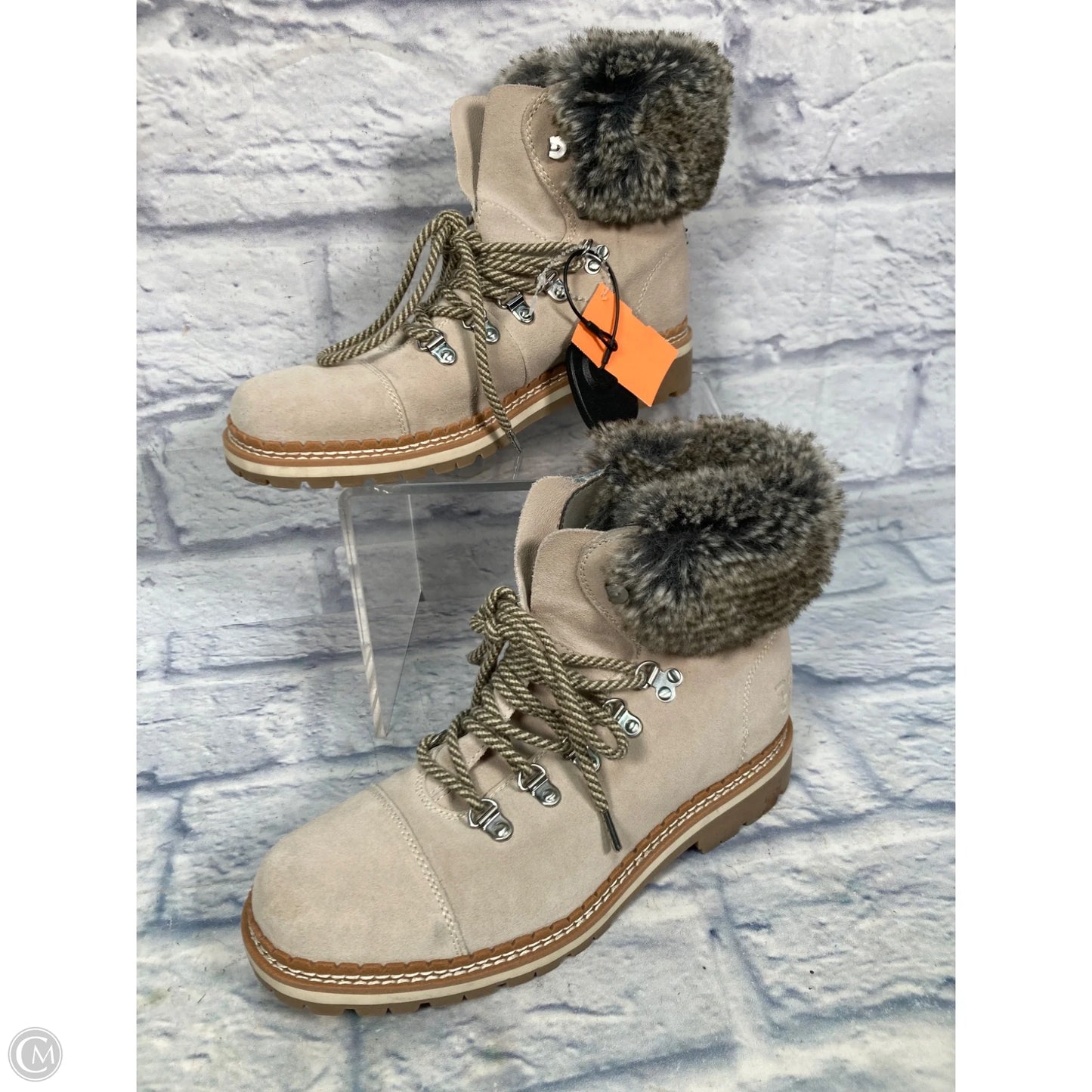 Boots Hiking By Sam Edelman In Tan, Size: 7.5