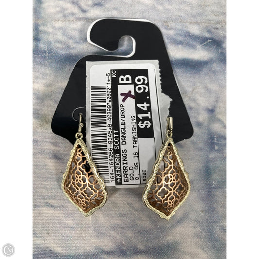 Earrings Dangle/drop By Kendra Scott