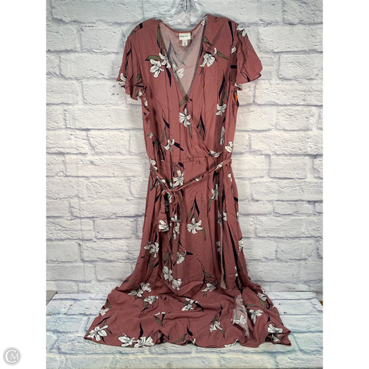 Dress Casual Maxi By Ava & Viv In Pink, Size: 2x