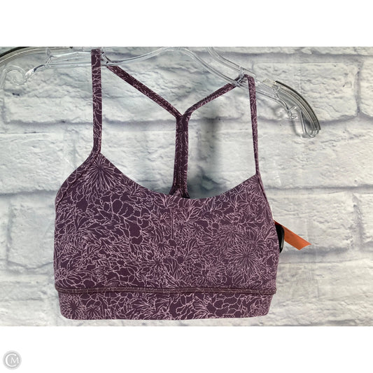 Athletic Bra By Lululemon In Purple, Size: S