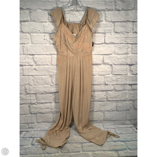 Jumpsuit By Free People In Tan, Size: M