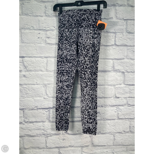 Athletic Leggings By Lululemon In Black & Grey, Size: 4