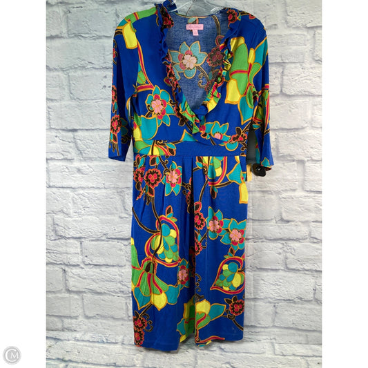 Dress Designer By Lilly Pulitzer In Floral Print, Size: S