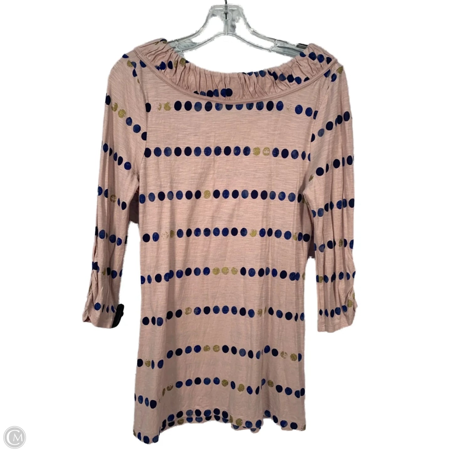 Top Long Sleeve By Postmark In Blue & Pink, Size: M
