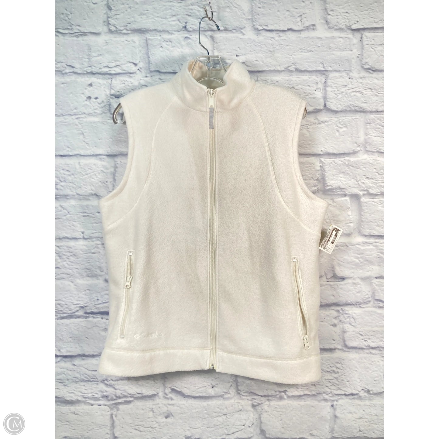 Vest Faux Fur & Sherpa By Columbia In Cream, Size: L