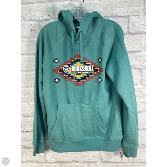 Sweatshirt Hoodie By Rock & Roll In Blue, Size: S