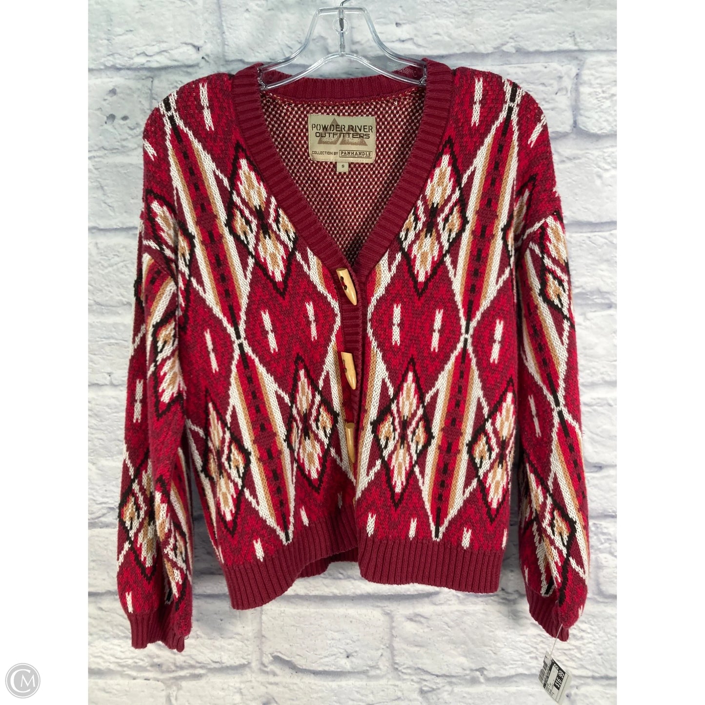 Sweater By Clothes Mentor In Brown & Red, Size: S