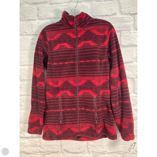 Jacket Fleece By Clothes Mentor In Red, Size: S