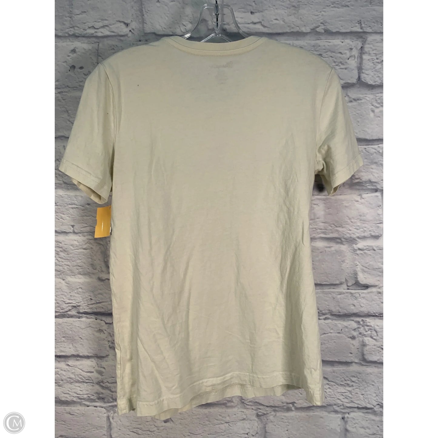 Top Short Sleeve Basic By Wrangler In Cream, Size: M