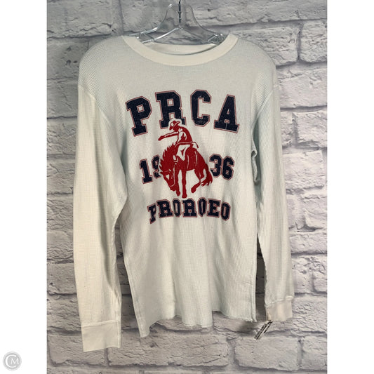 Top Long Sleeve By Clothes Mentor In White, Size: M