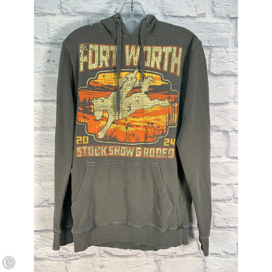 Sweatshirt Hoodie By Clothes Mentor In Grey, Size: S