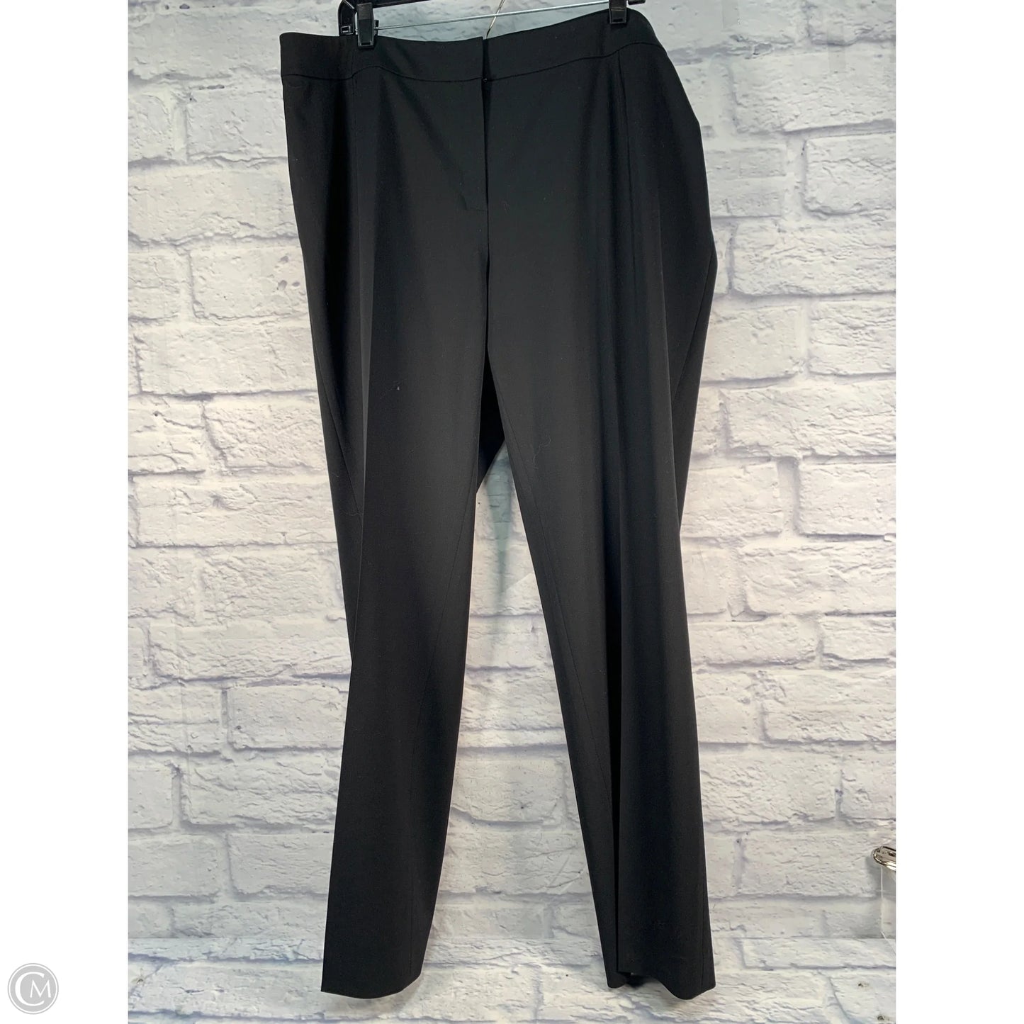 Pants Designer By Lafayette 148 In Black, Size: 18