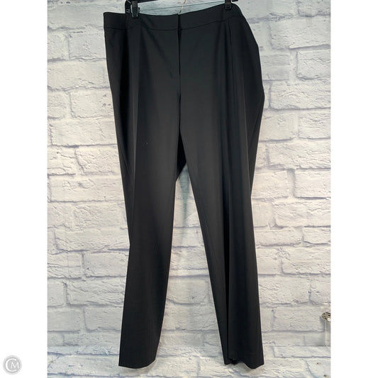 Pants Designer By Lafayette 148 In Black, Size: 18