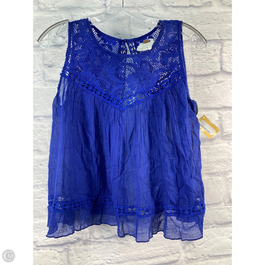 Top Sleeveless By Free People In Blue, Size: Xs