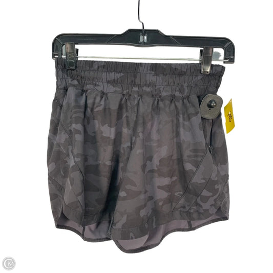Athletic Shorts By Lululemon In Black & Grey, Size: S