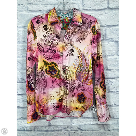 Top Long Sleeve By Clothes Mentor In Paisley Print, Size: S