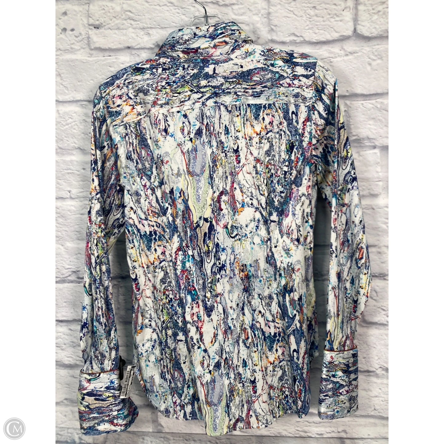 Top Long Sleeve By Clothes Mentor In Blue & White, Size: Xs