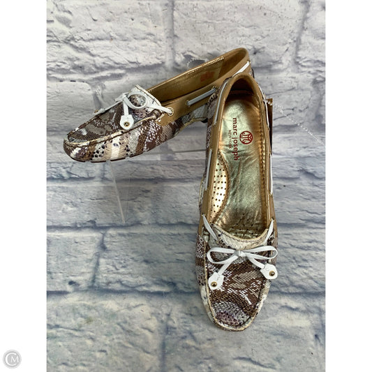 Shoes Flats By Clothes Mentor In Snakeskin Print, Size: 6.5