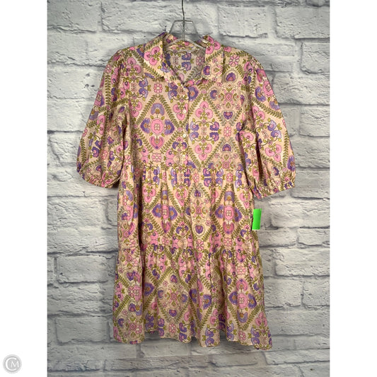 Dress Casual Short By Olivaceous In Floral Print, Size: L