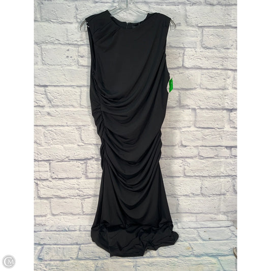 Dress Party Long By Ann Taylor In Black, Size: Xlp