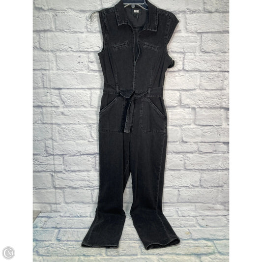 Jumpsuit By Paige In Black Denim, Size: Xs