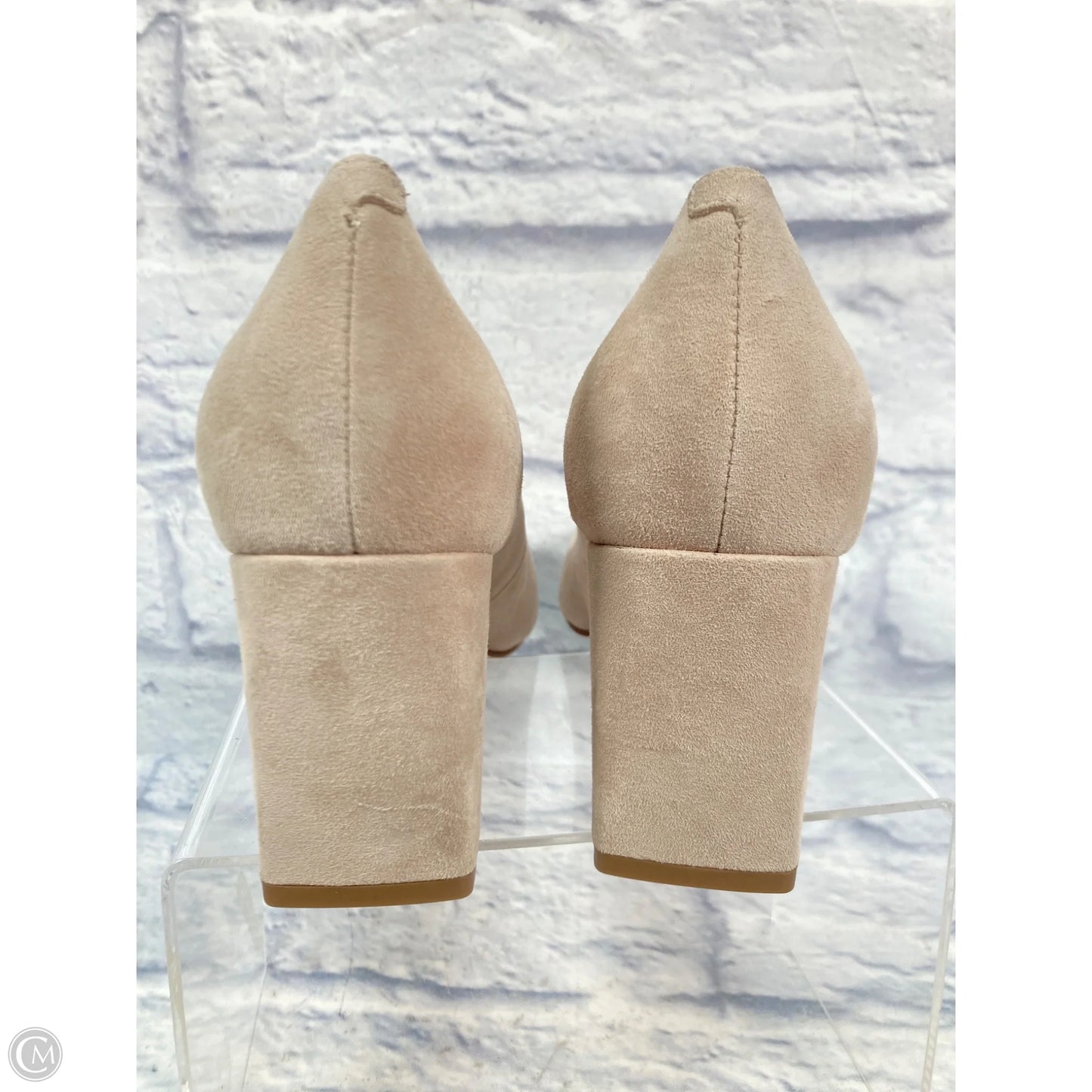 Shoes Heels Block By Marc Fisher In Cream, Size: 7.5
