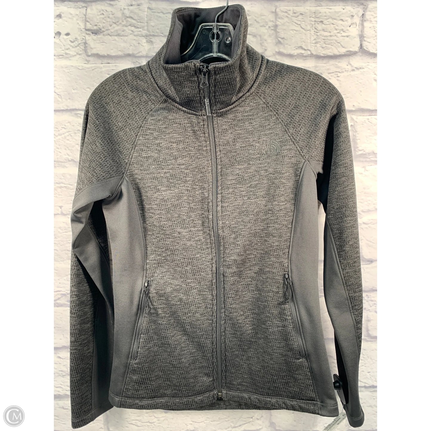 Athletic Jacket By The North Face In Grey, Size: Xs