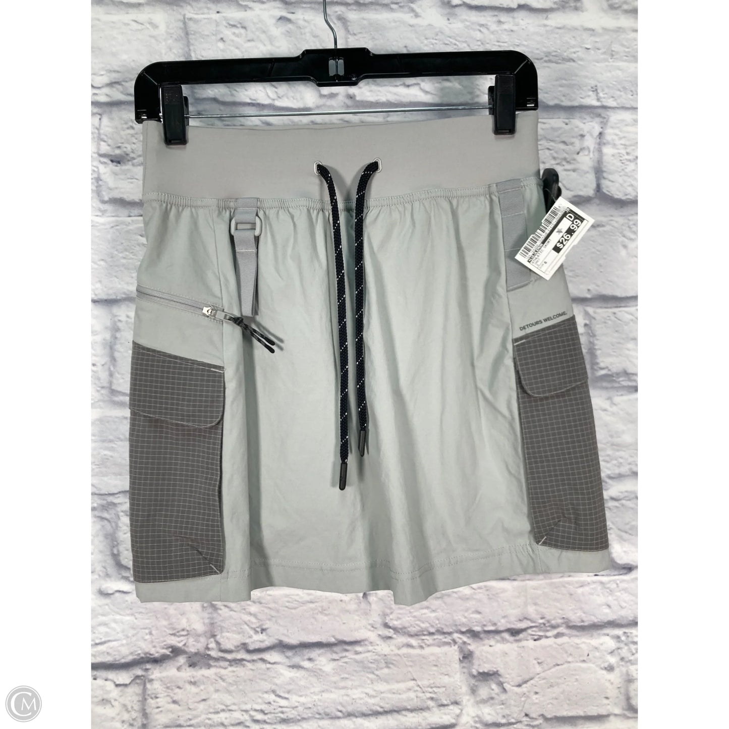 Athletic Skort By Lululemon In Grey, Size: 6