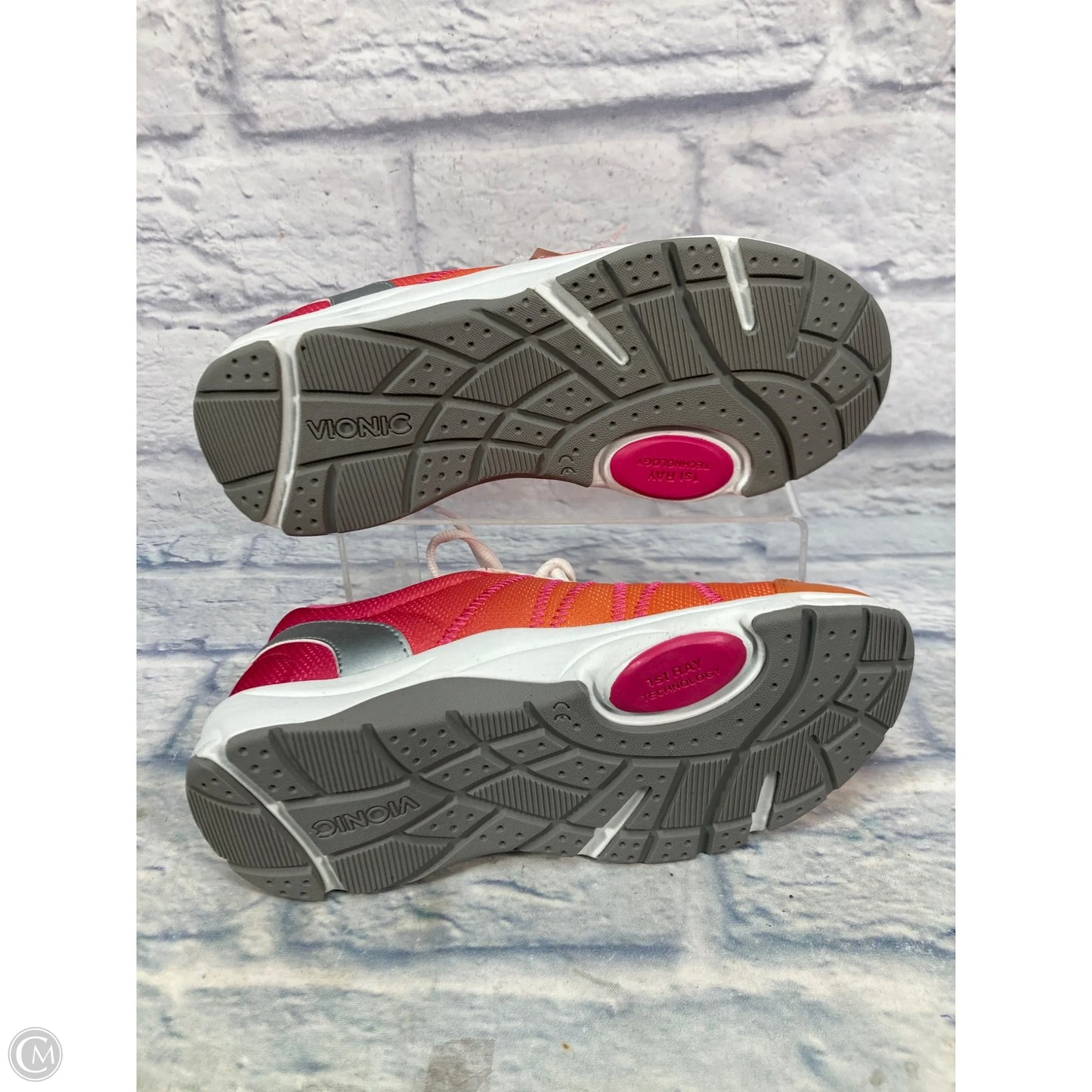 Shoes Athletic By Vionic In Orange & Pink, Size: 7.5