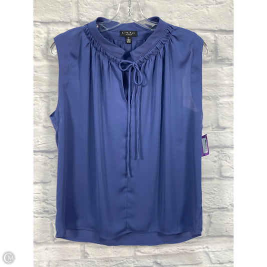 Top Sleeveless By Current Air In Blue, Size: M