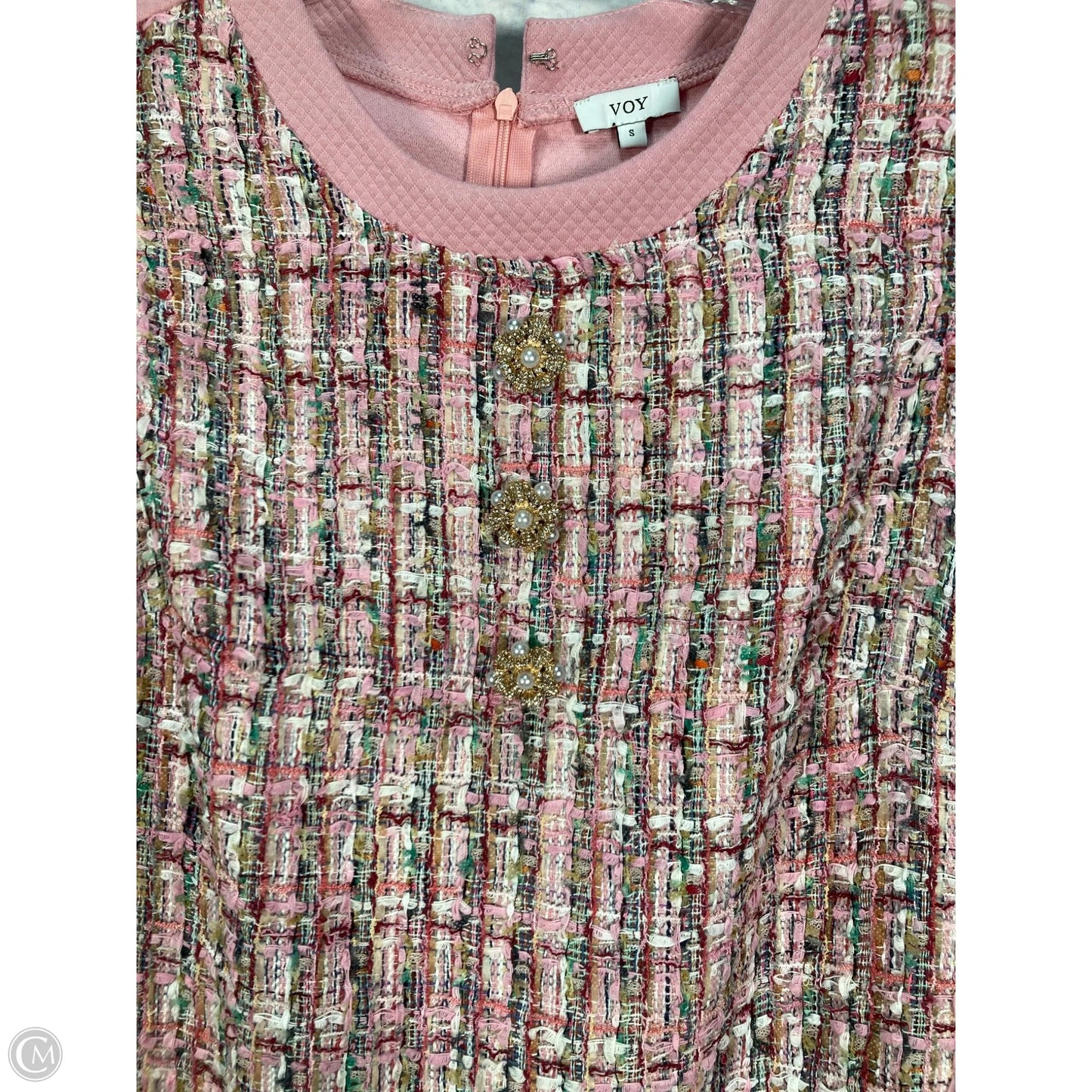 Dress Casual Short By Voy In Pink, Size: S