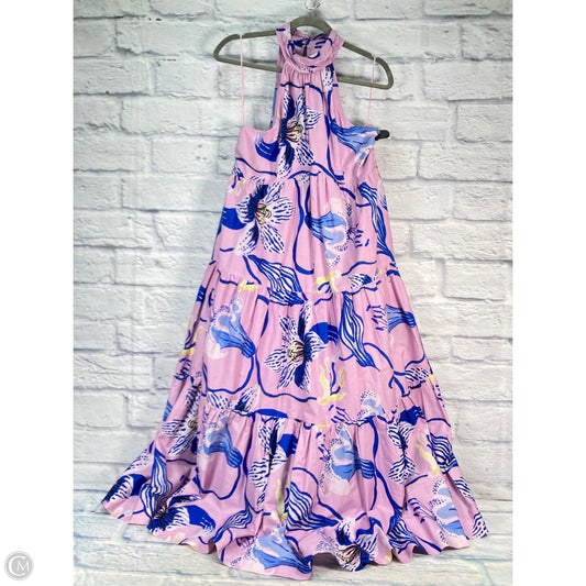 Dress Casual Maxi By Maeve In Blue & Purple, Size: S