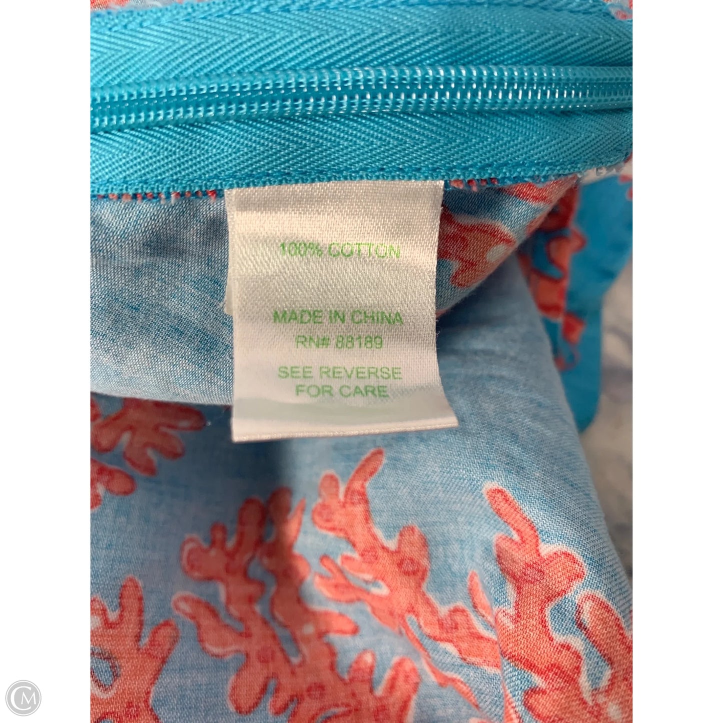 Tunic Designer By Lilly Pulitzer In Blue & Orange, Size: L