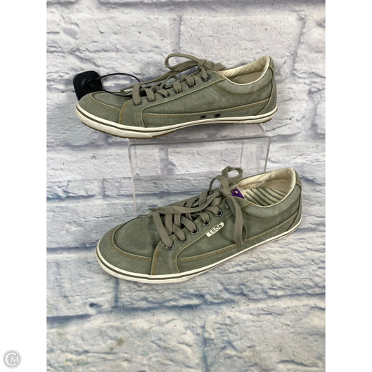 Shoes Sneakers By Taos In Green, Size: 9