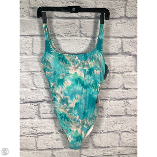 Swimsuit By Johnny Was In Blue & Green, Size: L