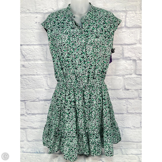 Dress Designer By Rebecca Minkoff In Black & Green, Size: M